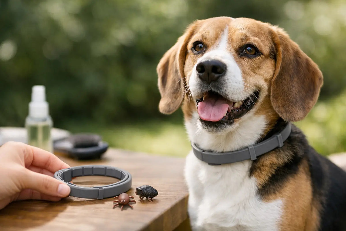 Coleira antipulgas para cachorro funciona? Review