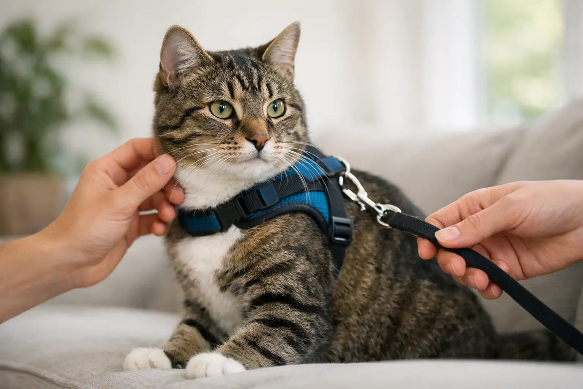 Como acostumar gato à coleira sem estresse