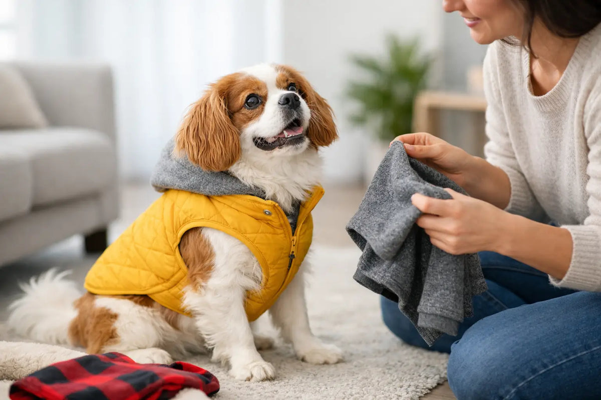 Como acostumar cachorro a usar roupa
