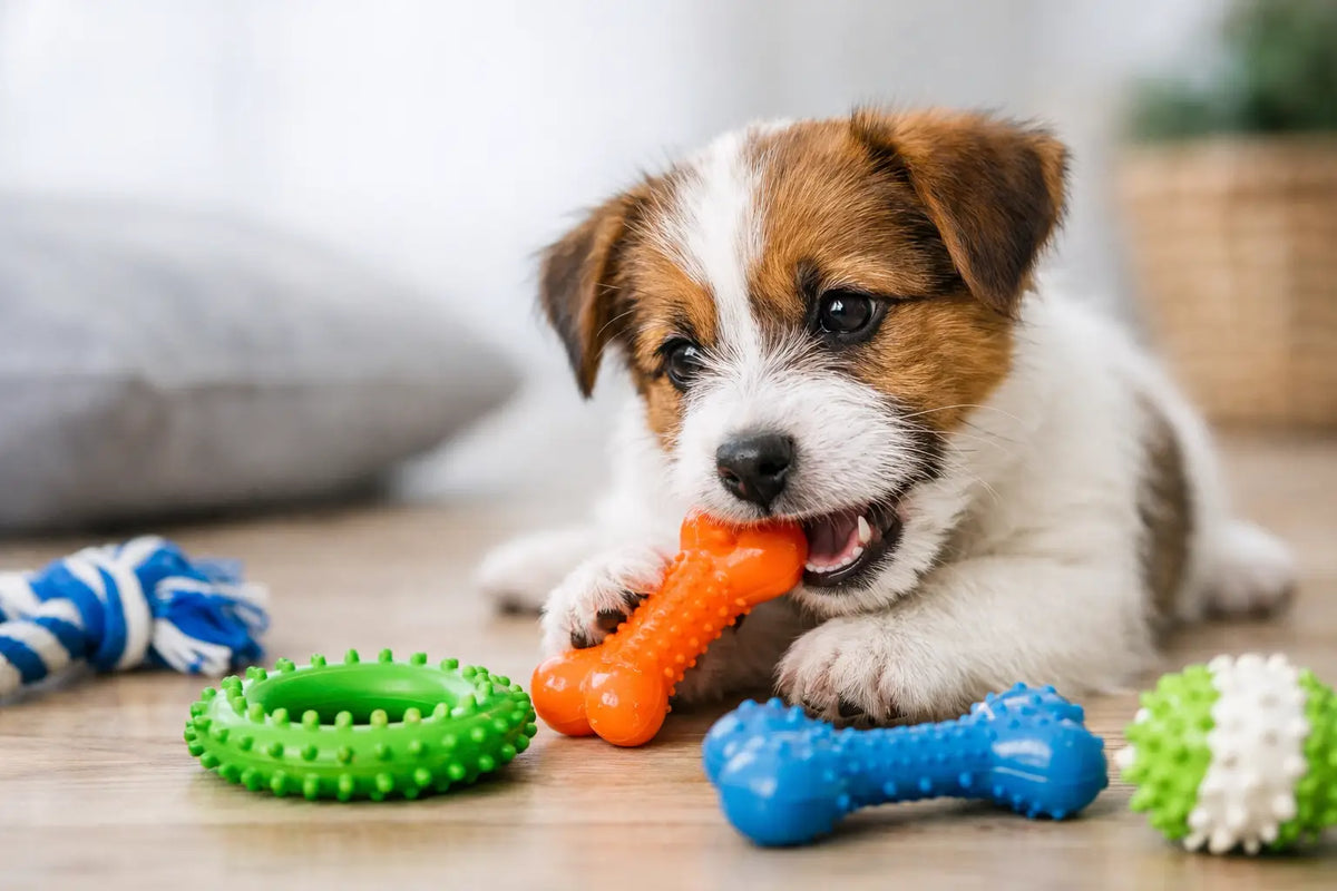 Como escolher brinquedo para dentição do pet