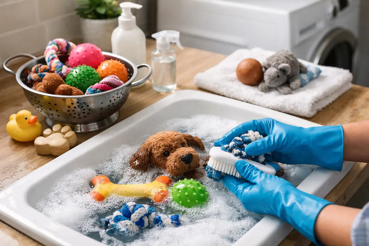 Como lavar brinquedos pet corretamente em casa