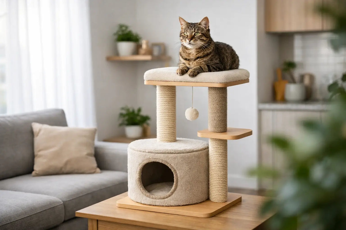 Como escolher arranhador ideal para apartamento pequeno