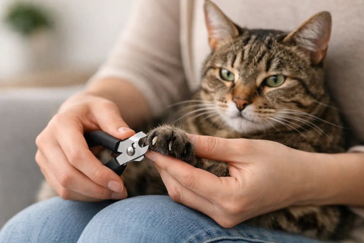 Como cortar unhas do gato sem stress