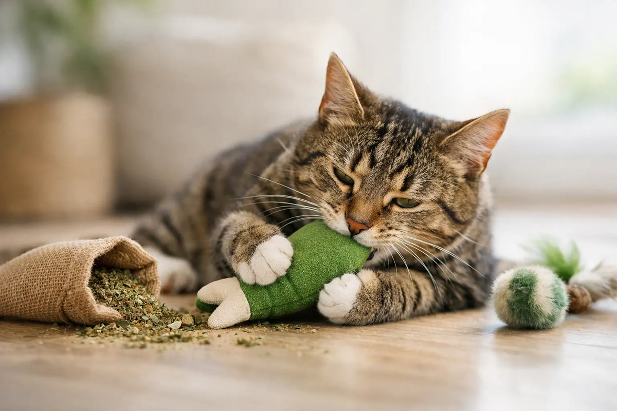 Brinquedo com catnip funciona mesmo? Entenda