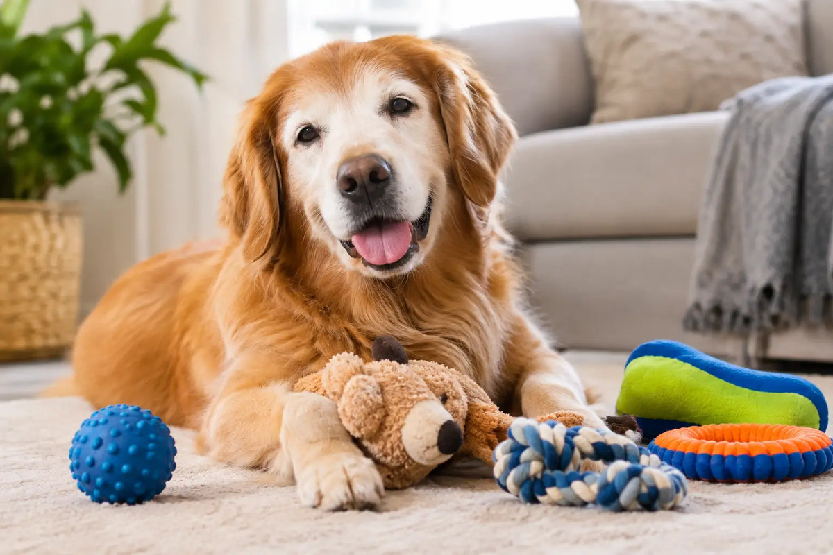 10 melhores brinquedos para cães idosos em casa