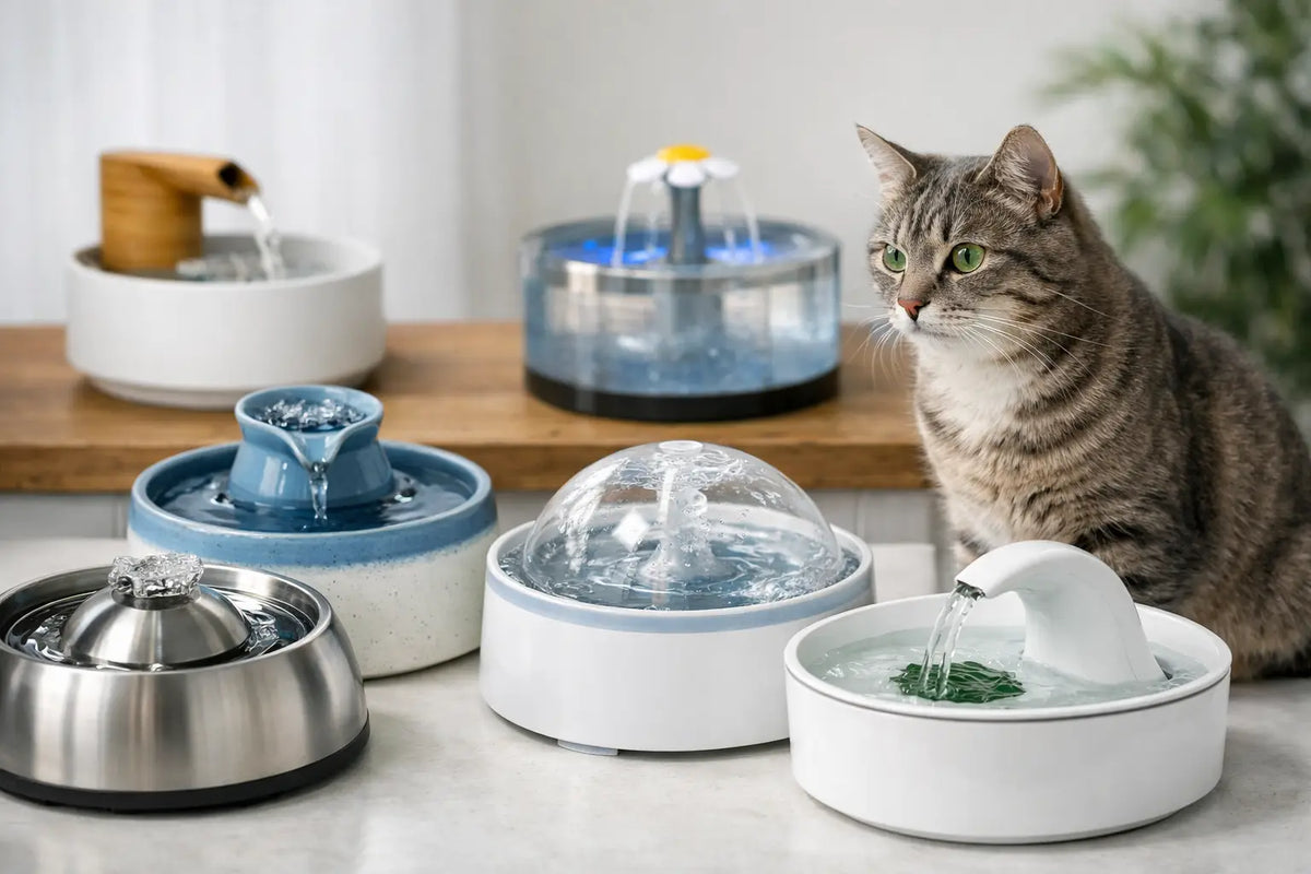 8 melhores fontes de água para gatos exigentes