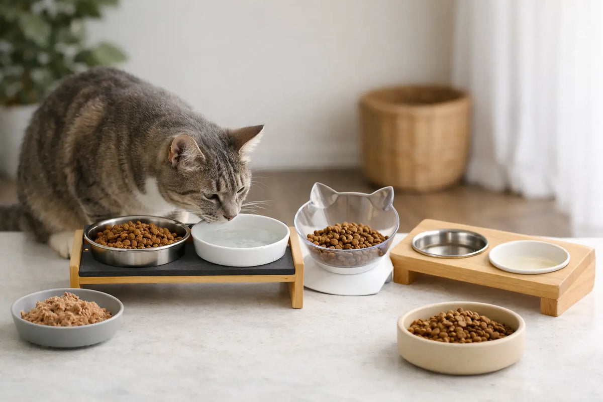 Guia de comedouros para gatos: como escolher