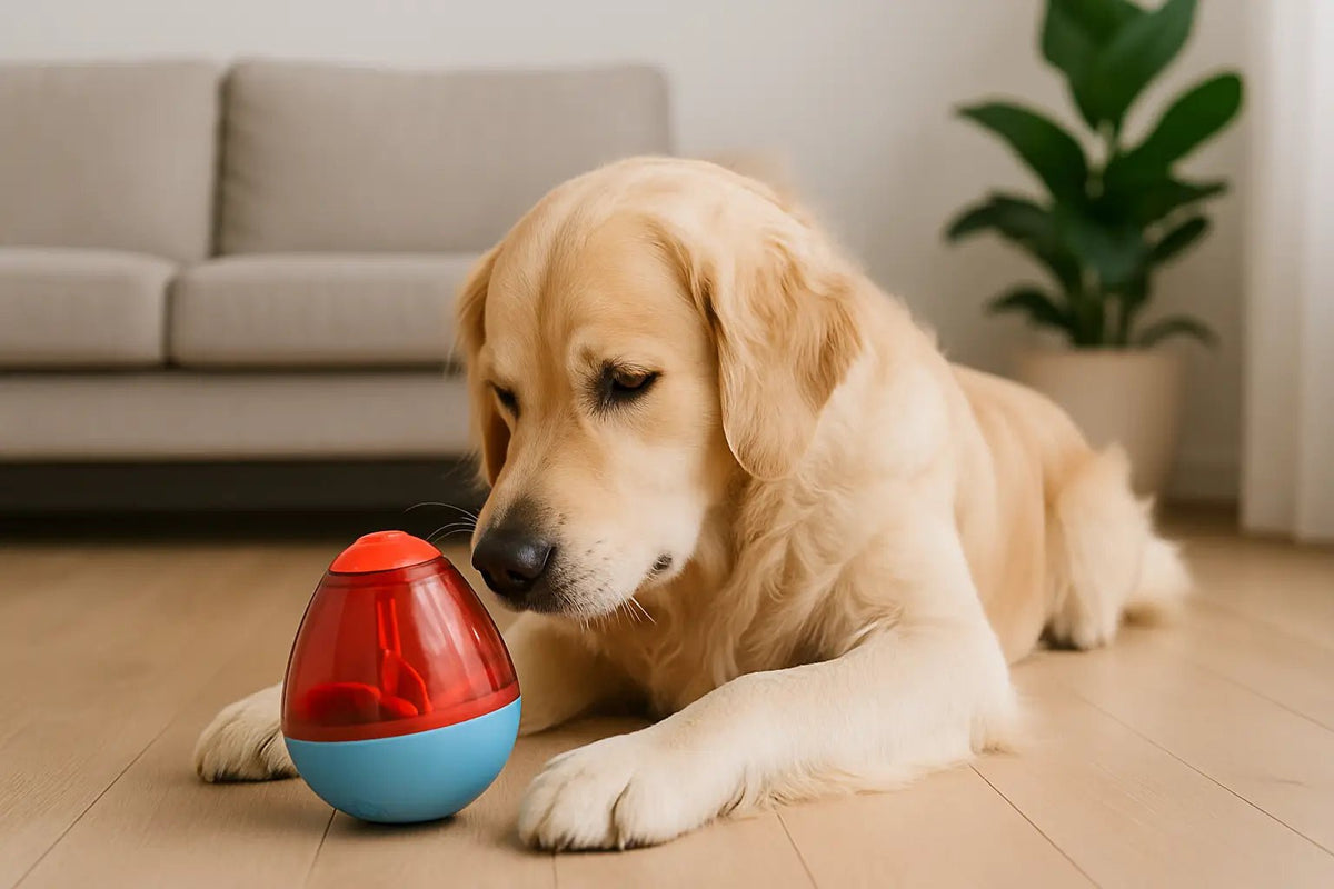 Brinquedo certo para cachorro ansioso em casa