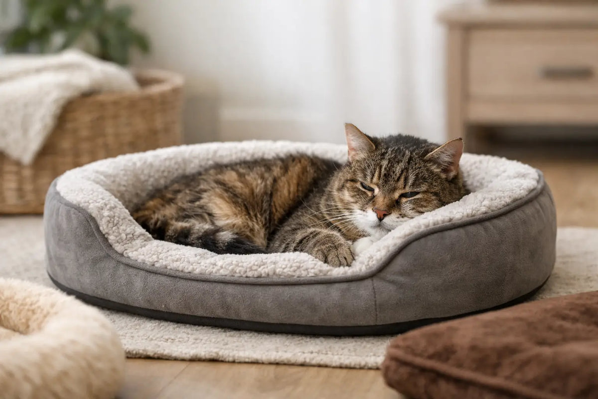 Melhores camas para gatos idosos confortáveis