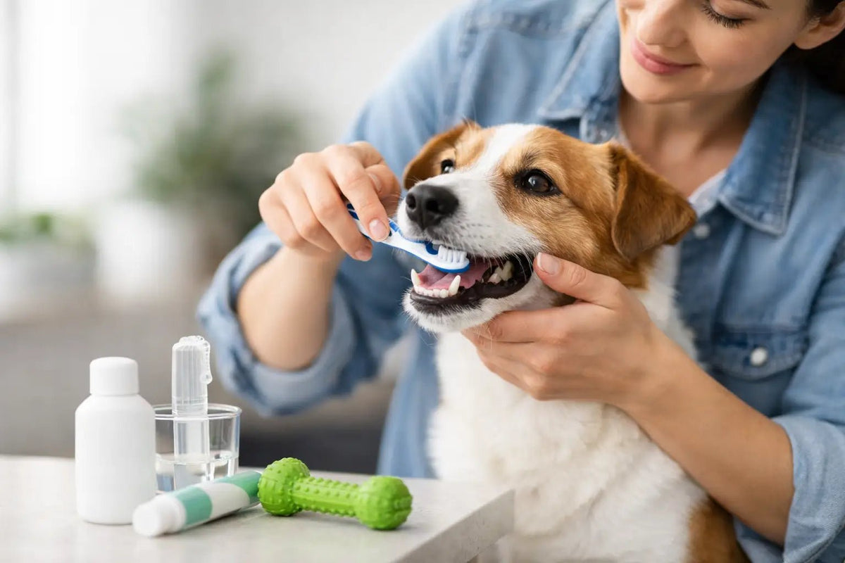 Como escovar os dentes do cachorro em casa