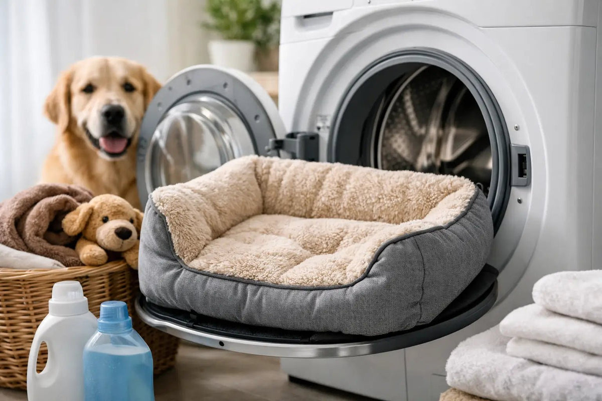 Como lavar cama de cachorro na máquina