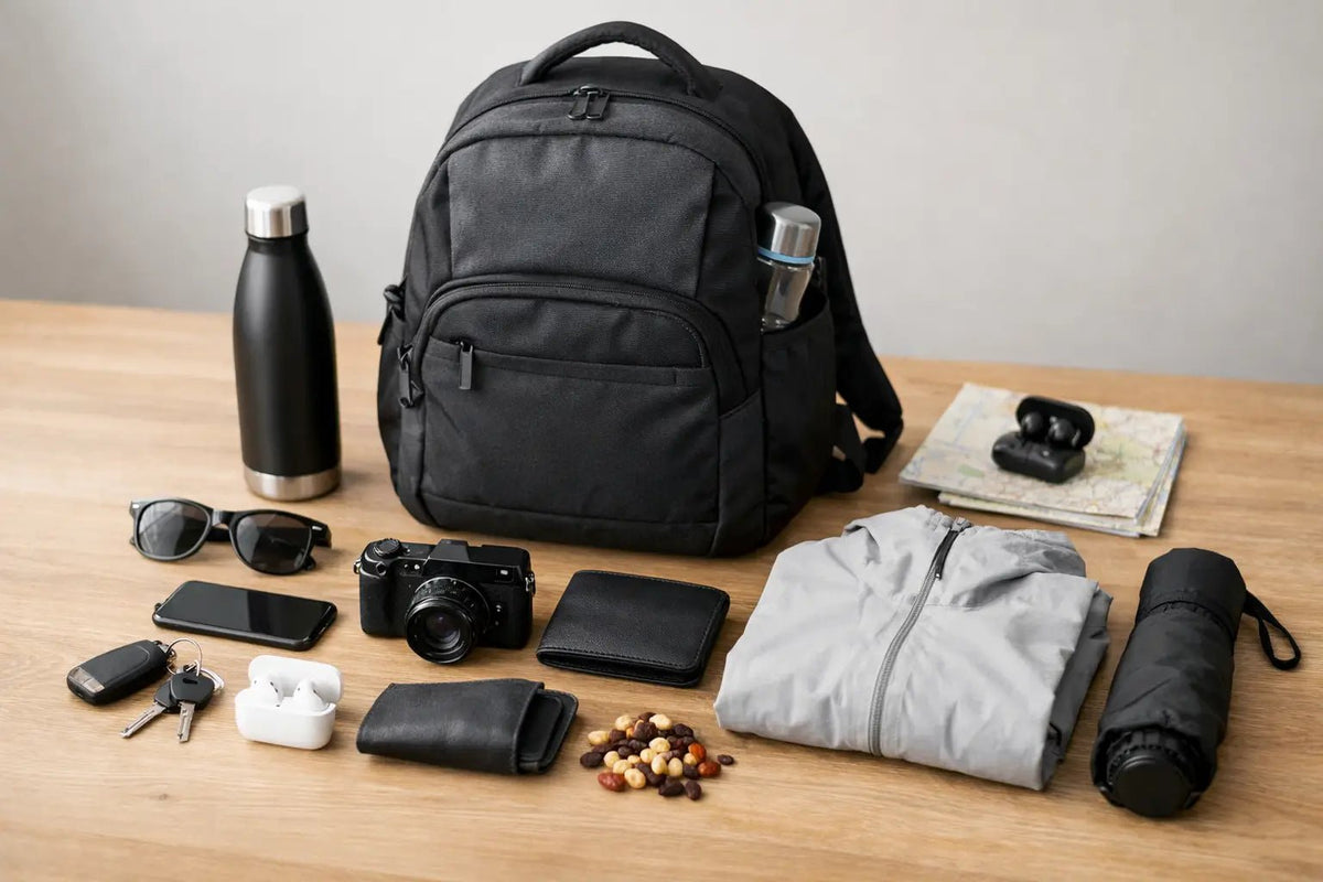 Exemplo de kit completo para passeio diário