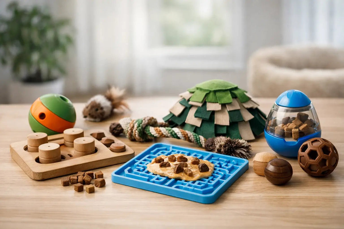 Guia de brinquedos de enriquecimento ambiental