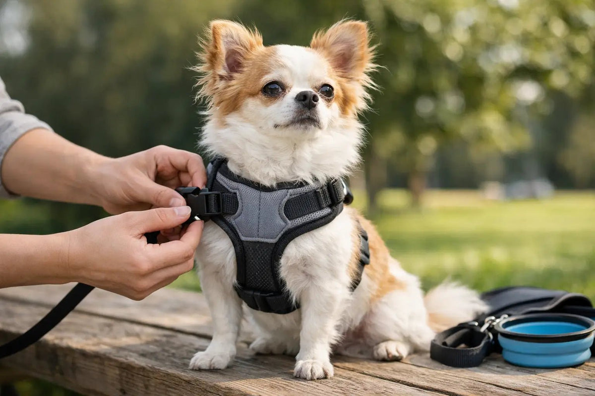 Peitoral ajustável para cachorro pequeno vale a pena?