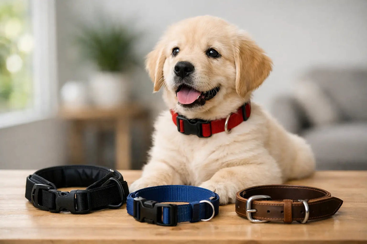 Qual coleira mais segura para cachorro filhote?