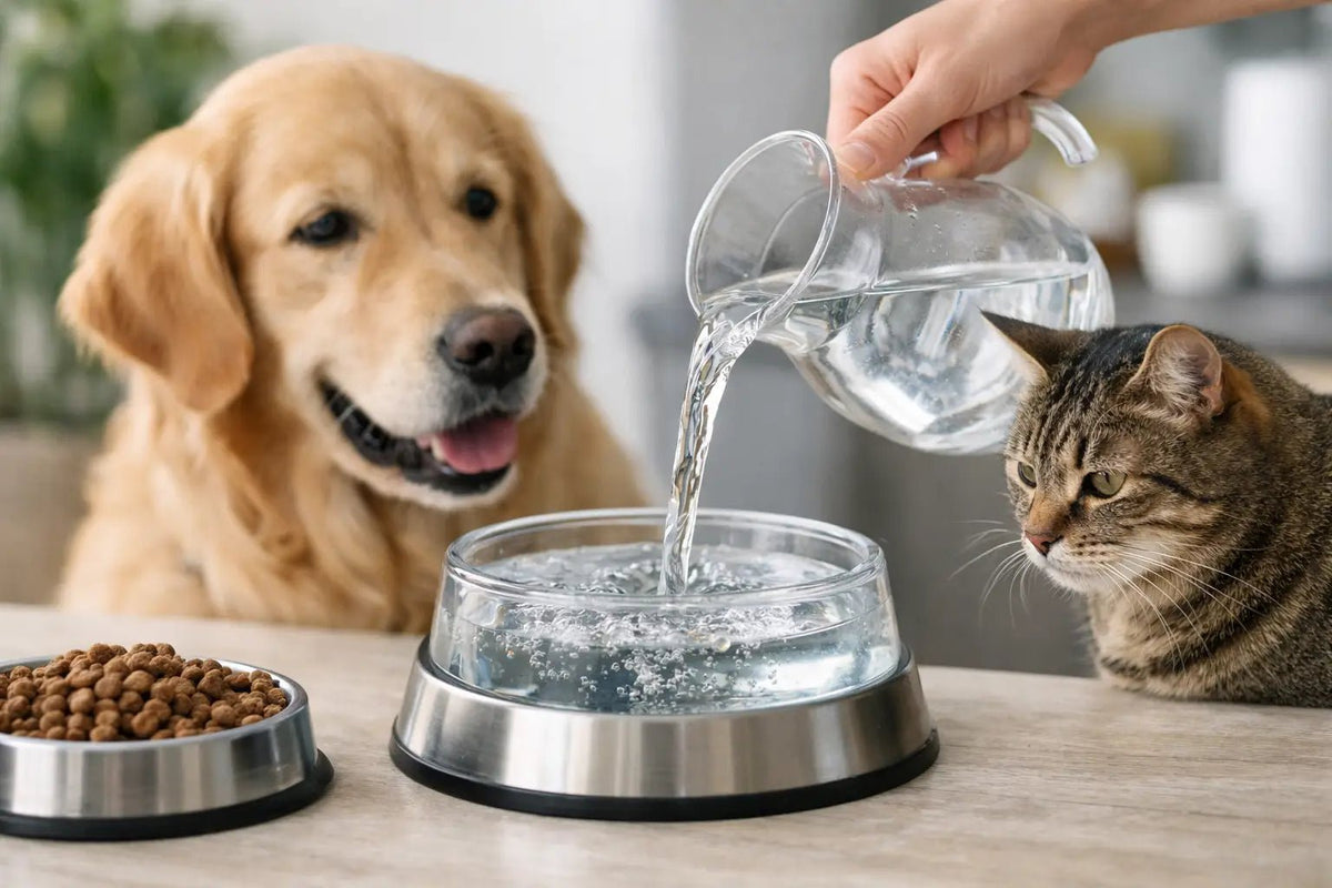 Quantas vezes trocar a água do pet?