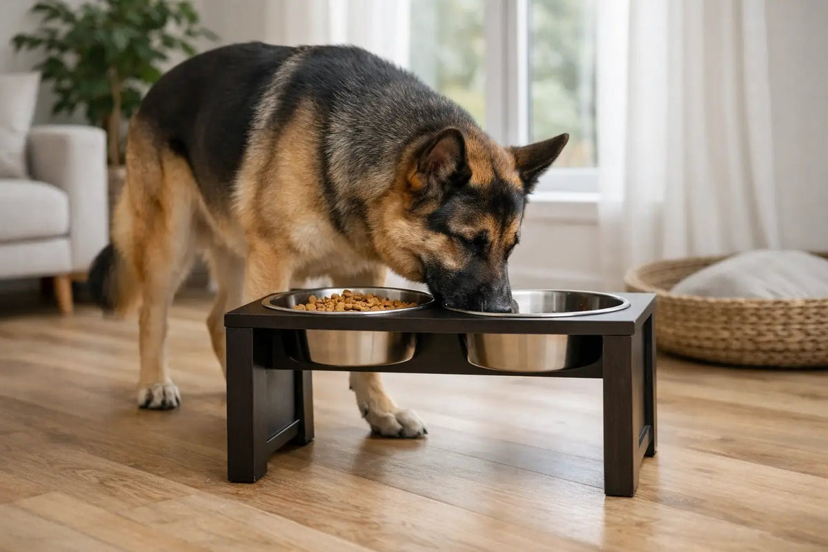 Review comedouro elevado para cachorro grande
