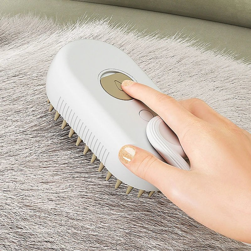 Escova 3 em 1 a Vapor com Removedor de Pelos para Pets
