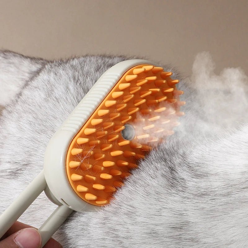 Escova 3 em 1 a Vapor com Removedor de Pelos para Pets