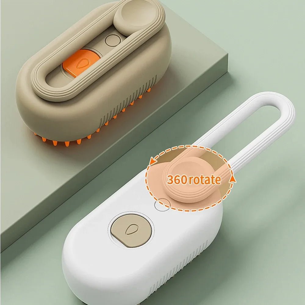 Escova 3 em 1 a Vapor com Removedor de Pelos para Pets