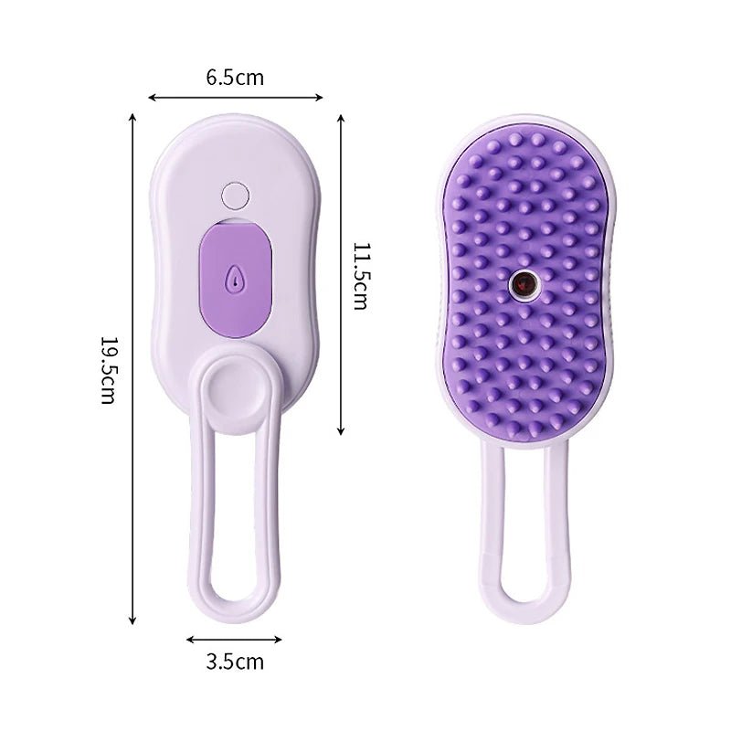 Escova 3 em 1 a Vapor com Removedor de Pelos para Pets