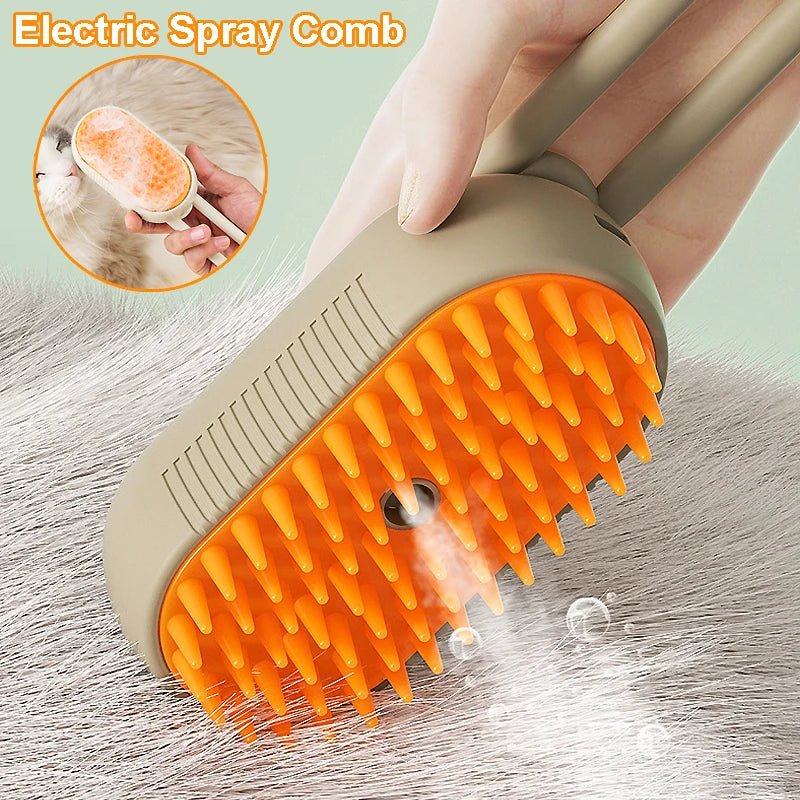 Escova 3 em 1 a Vapor com Removedor de Pelos para Pets