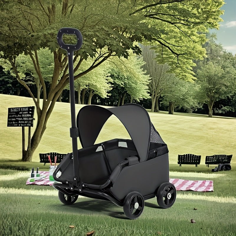 Carrinho Pet Dobrável e Leve p/ Cães e Gatos