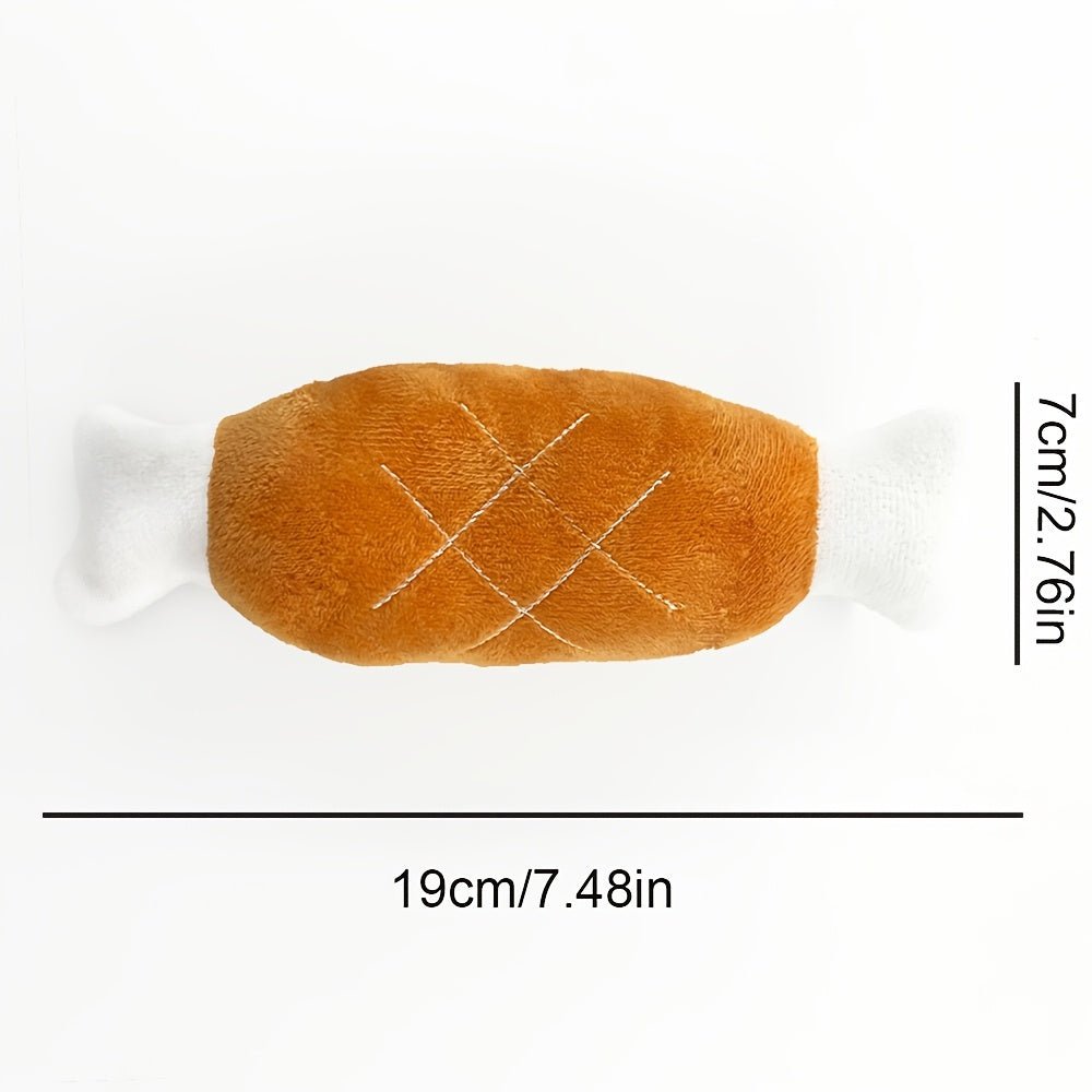 Brinquedo Interativo Coxa de Frango para Cães