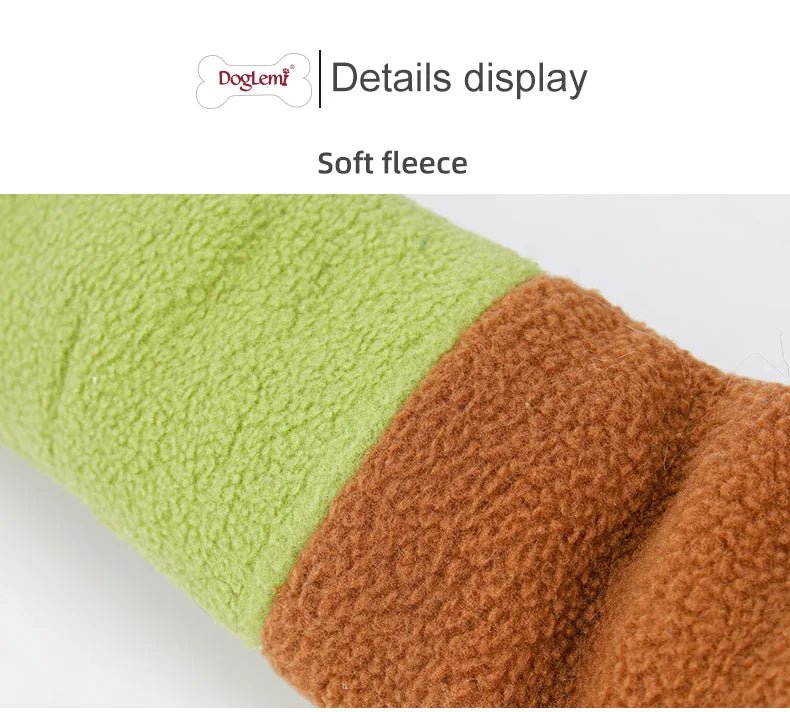 Brinquedo Interativo para Cães – Caracol de Pelúcia com Squeak e Compartimento para Petiscos | Estímulo Mental e Diversão