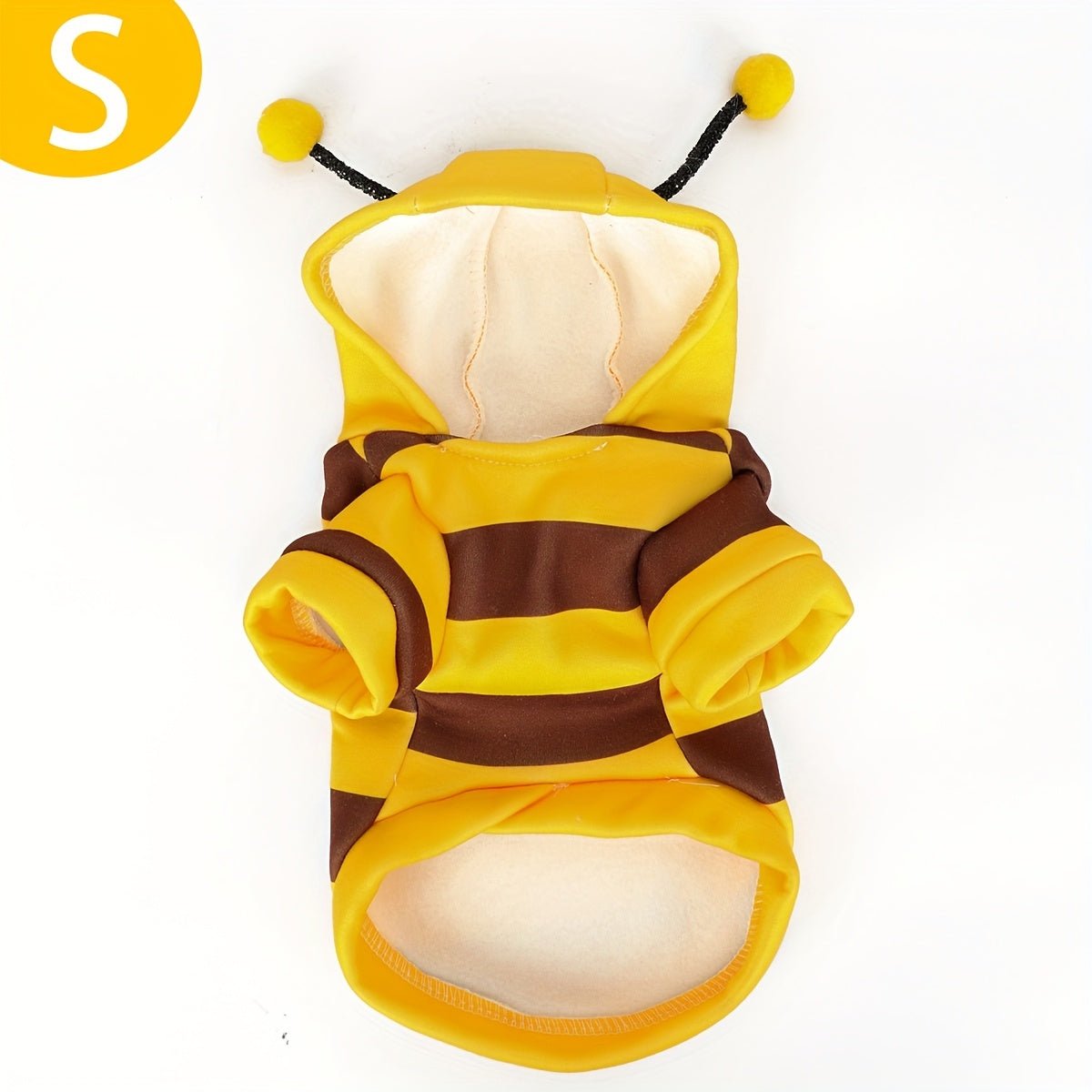 Confortável e fofa - Fantasia de Abelha para o seu Petz zumbir a vontade