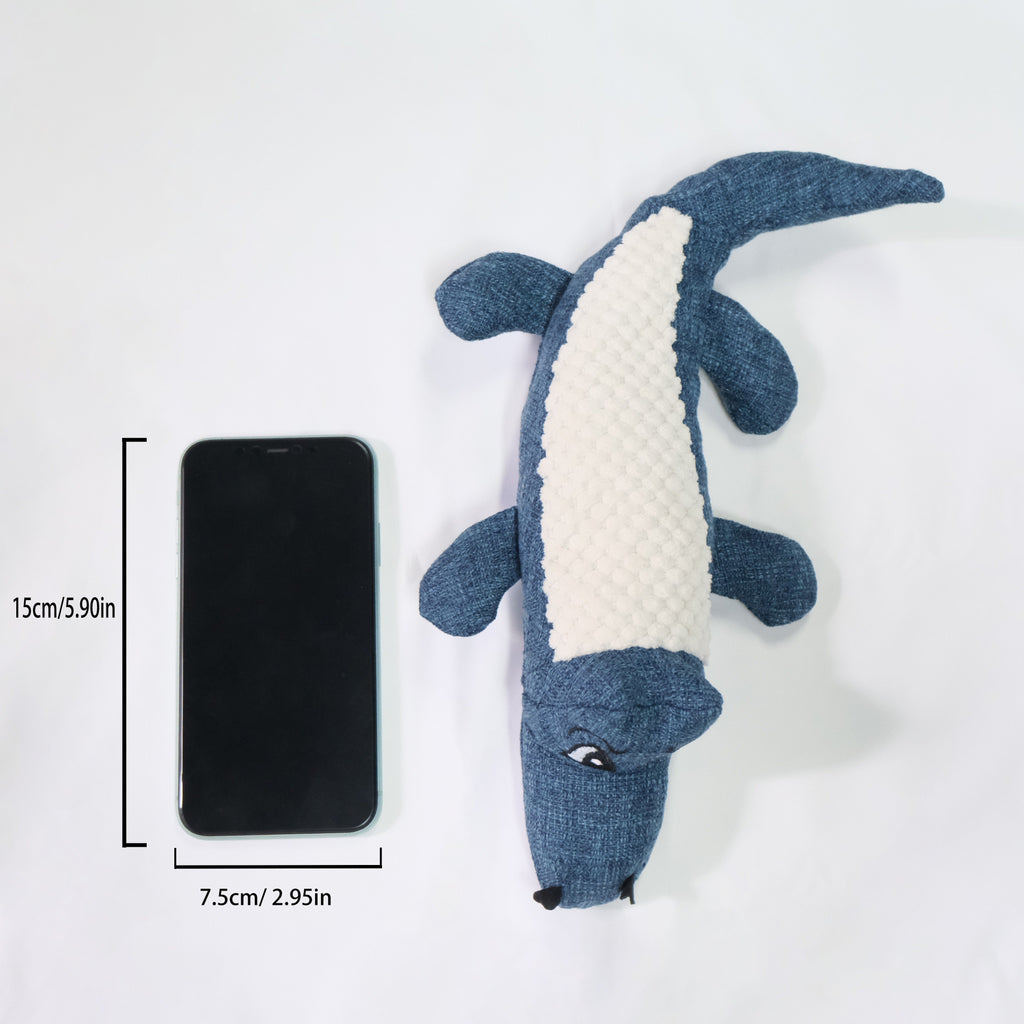 Brinquedo para cachorro com design de crocodilo