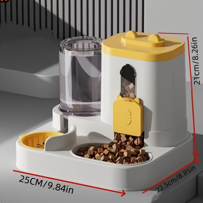 Comedouro Automático por Gravidade para Gatos