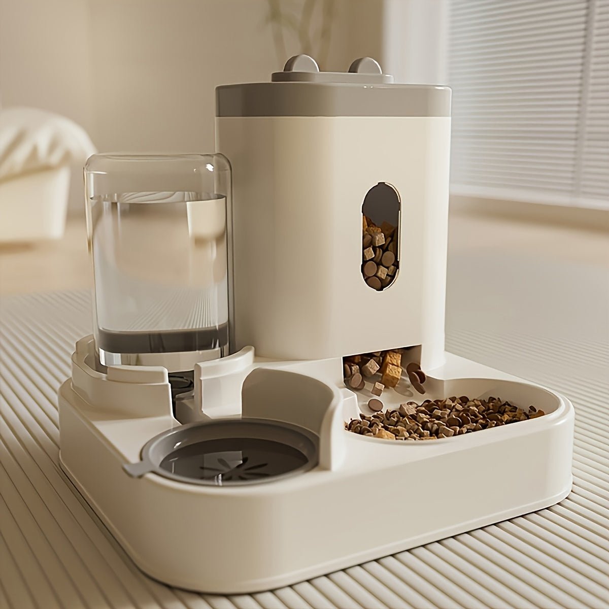 Comedouro Automático por Gravidade para Gatos