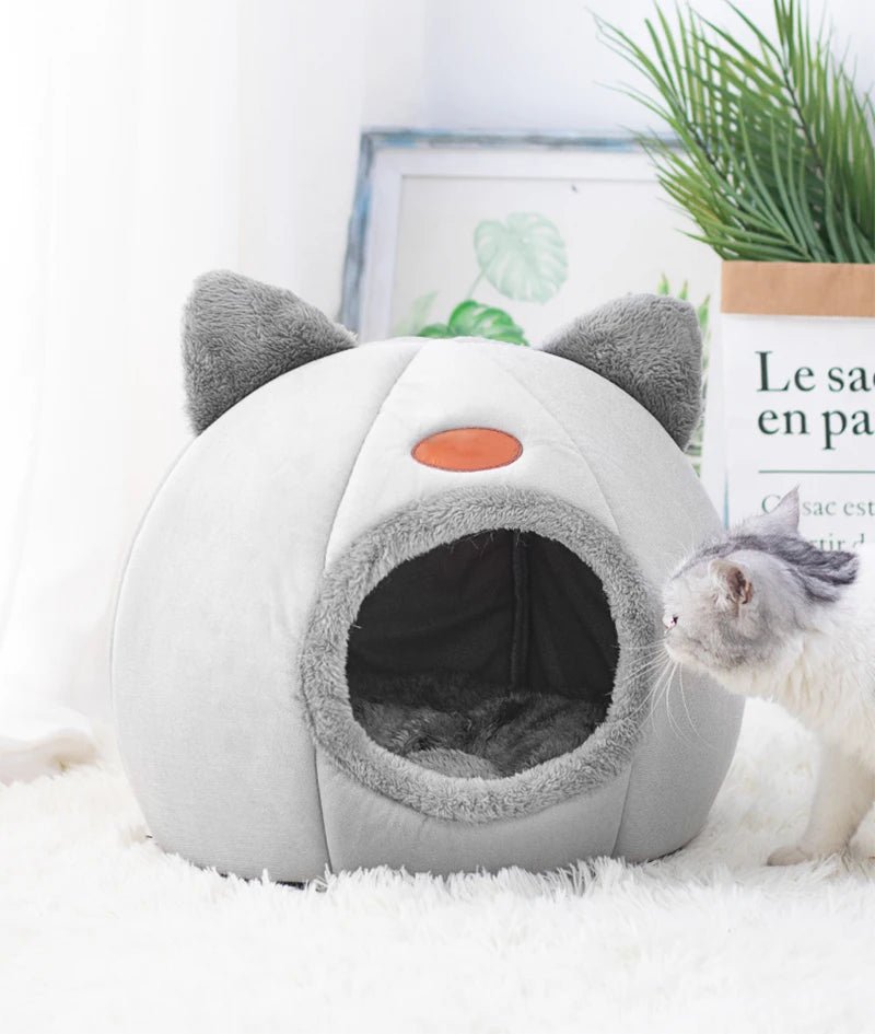 Cama Caverna para Gatos Deep Sleep – Ninho Quente e Aconchegante para Gatos e Cães Pequenos
