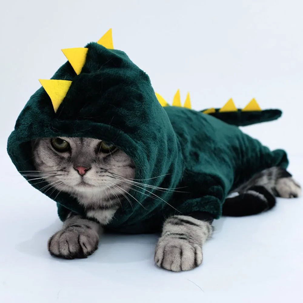 Fantasia de Dinossauro para Gatos e Cães Pequenos