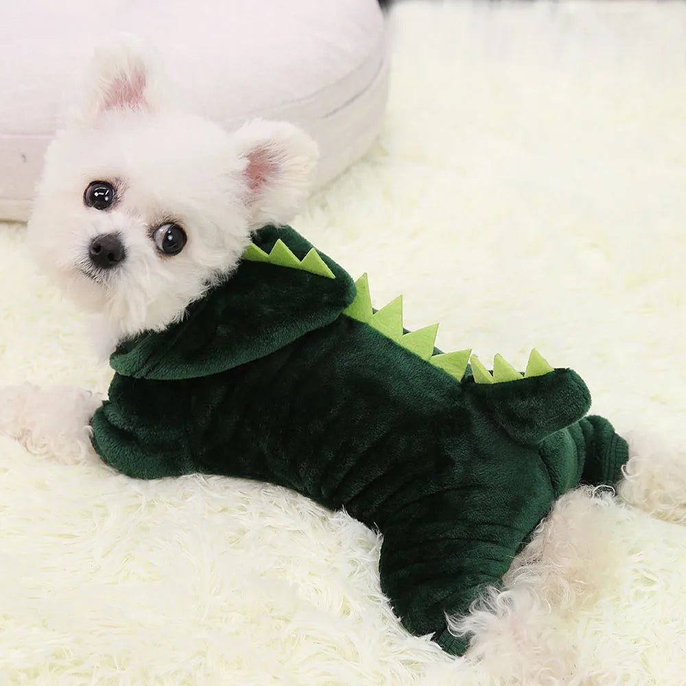 Fantasia de Dinossauro para Gatos e Cães Pequenos