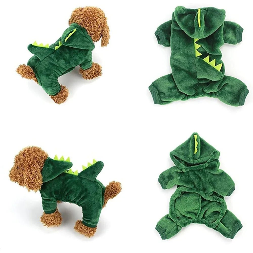 Fantasia de Dinossauro para Gatos e Cães Pequenos