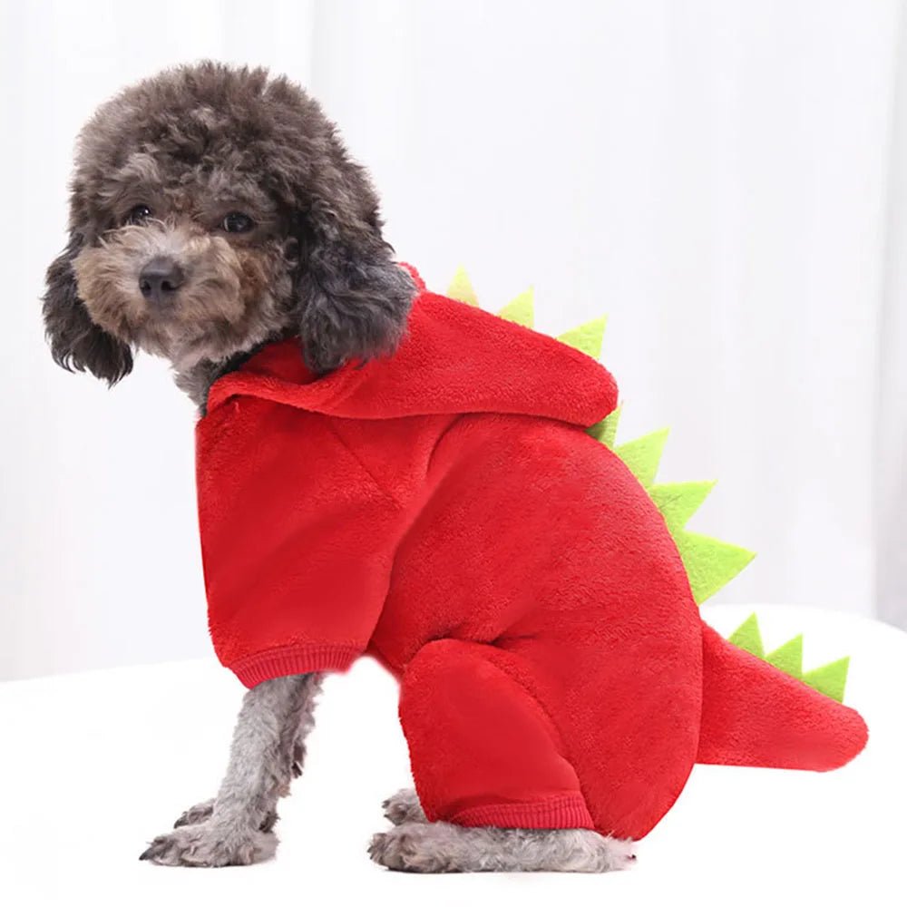 Fantasia de Dinossauro para Gatos e Cães Pequenos