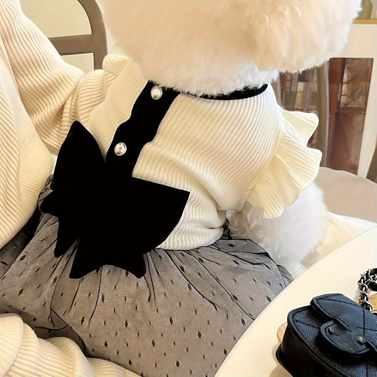 Vestido Elegante para Cachorrinha Pequena