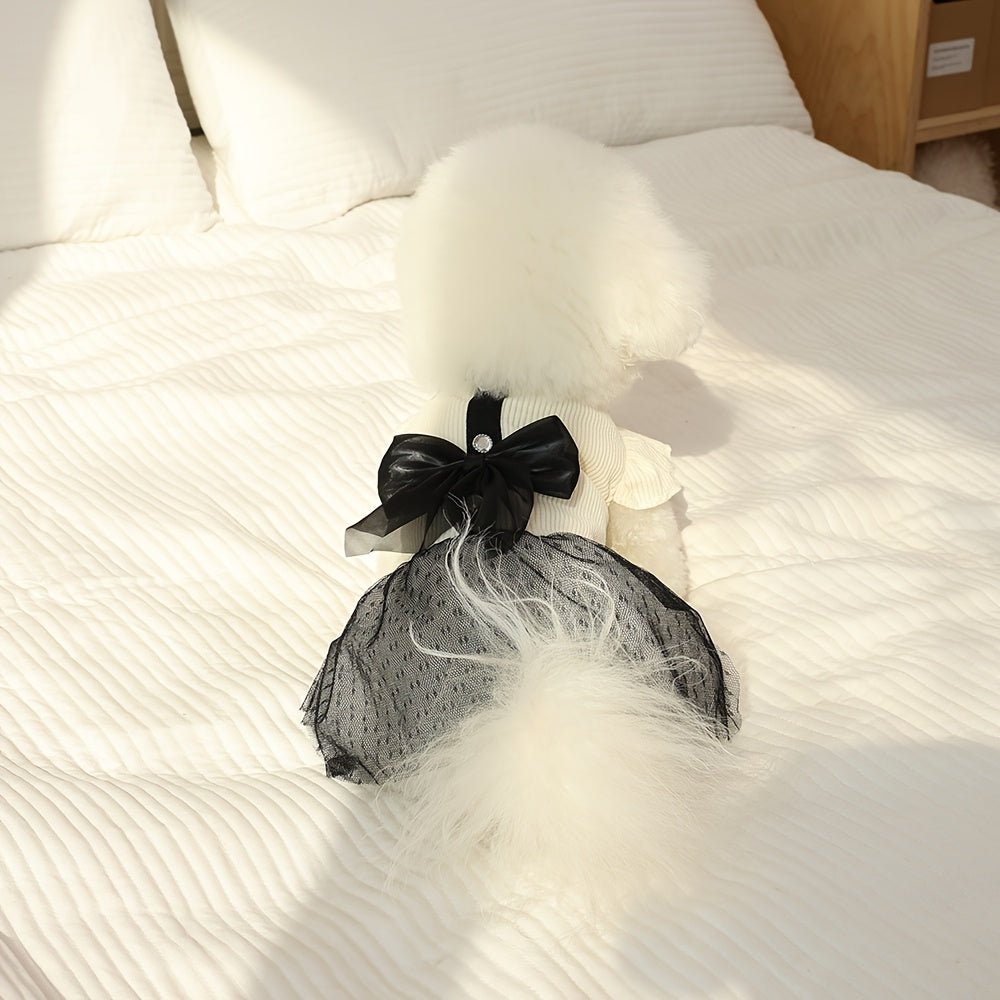 Vestido Elegante para Cachorrinha Pequena