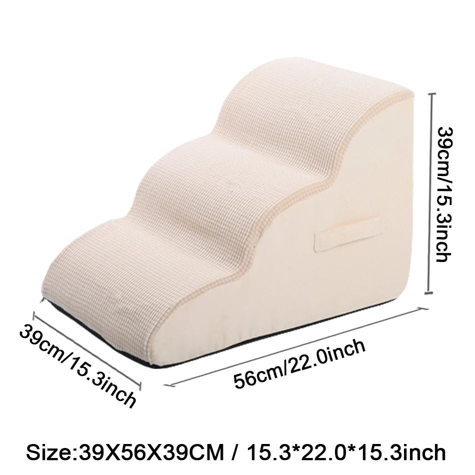 Escada Pet Premium "Caminho das Nuvens" | Segurança, Conforto e Mais Chamego no Sofá e na Cama