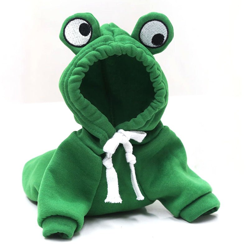 Moletom de Sapinho para Cachorro e Gato 🐸 | Quentinho, Fofinho e Irresistível
