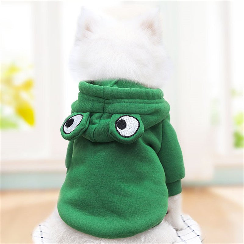 Moletom de Sapinho para Cachorro e Gato 🐸 | Quentinho, Fofinho e Irresistível