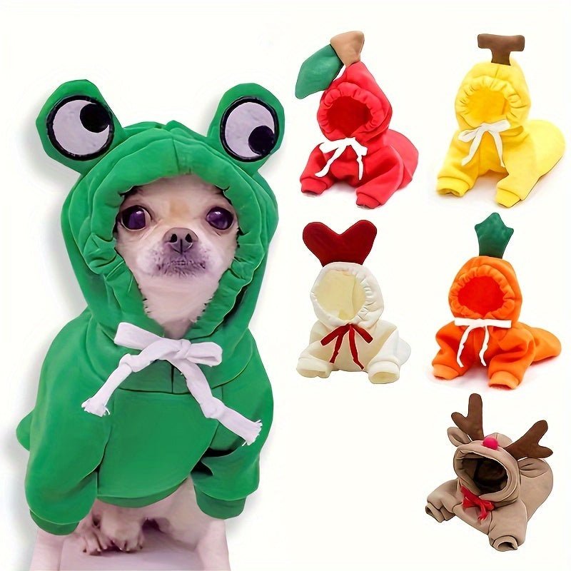 Moletom de Sapinho para Cachorro e Gato 🐸 | Quentinho, Fofinho e Irresistível