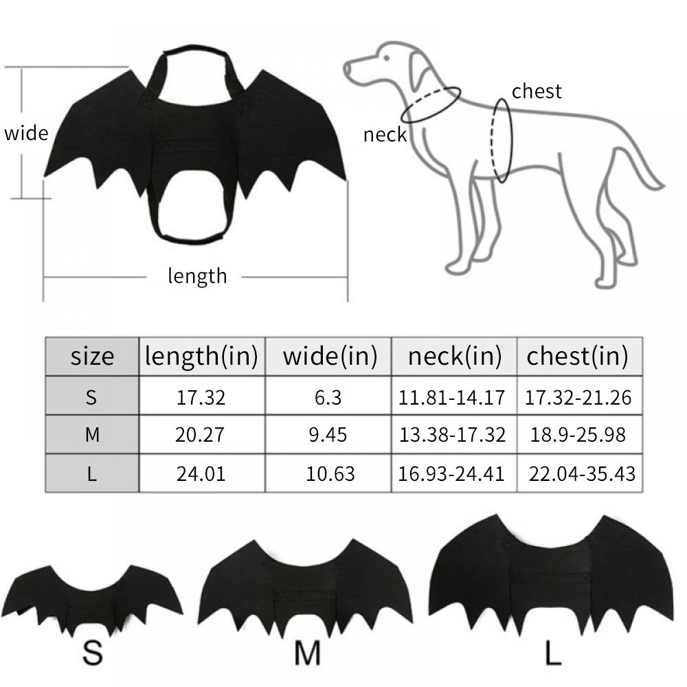 Fantasia de Morcego para Pet