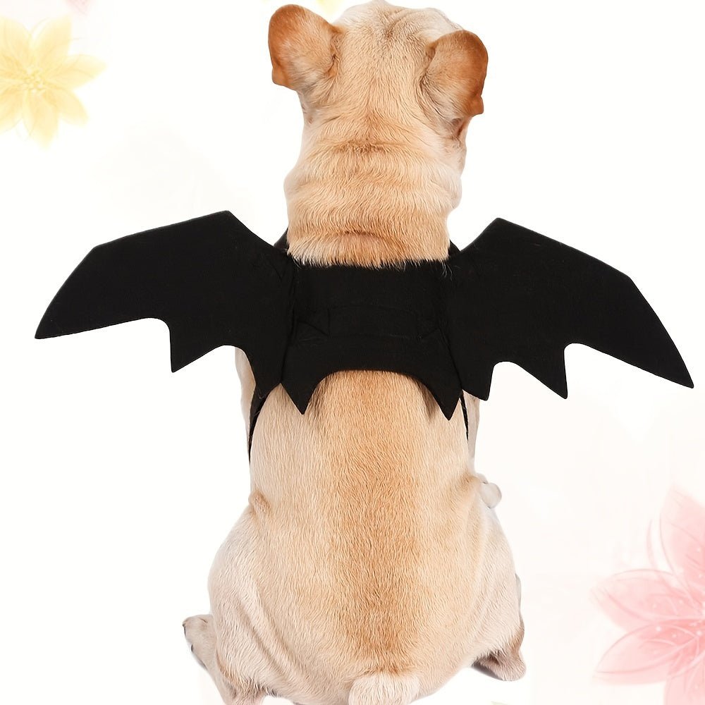 Fantasia de Halloween para animais de estimação - Asas de morcego para seu amigo peludo