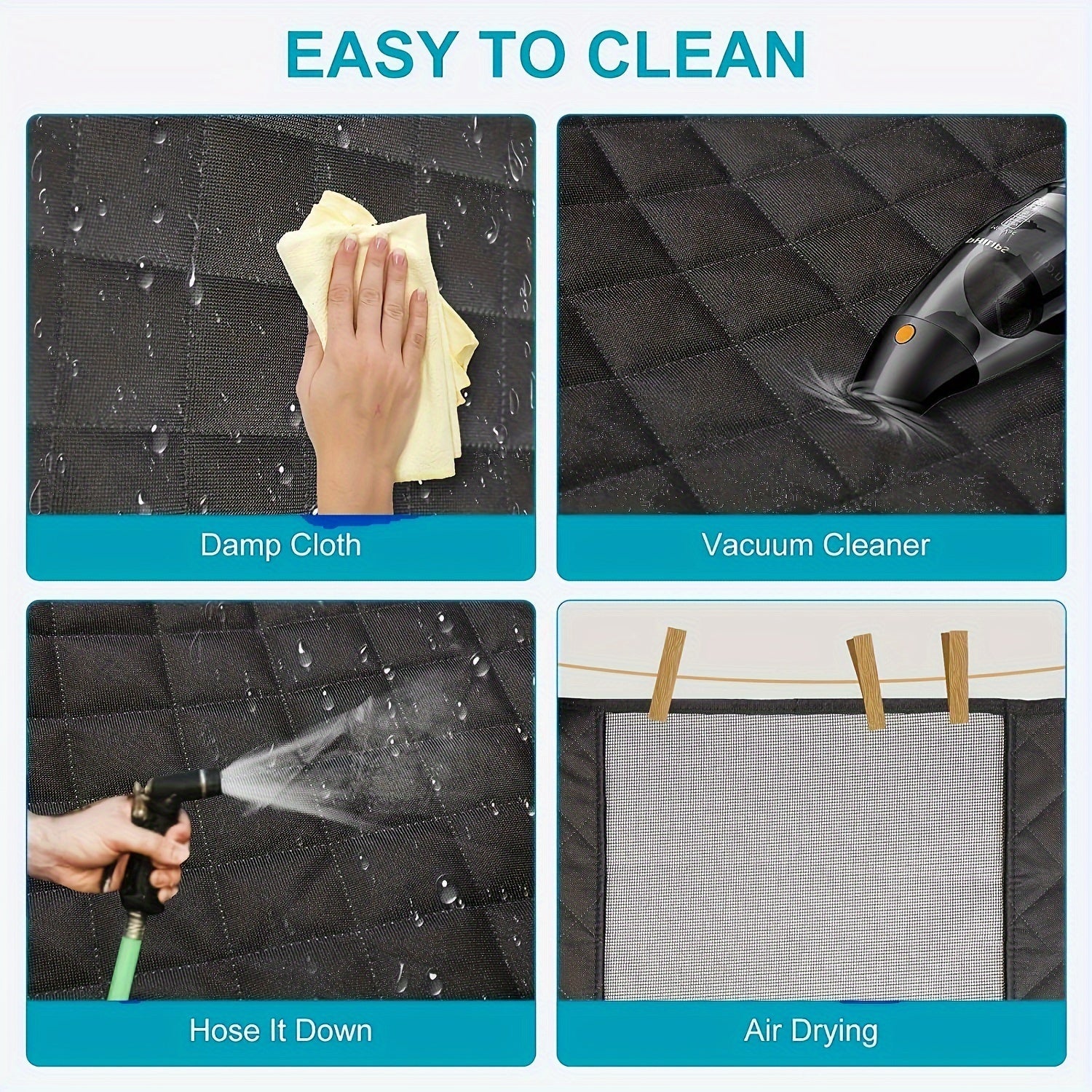 Capa de assento de carro luxuosa para cachorro – à prova de arranhões, antiderrapante e confortável para viagens!