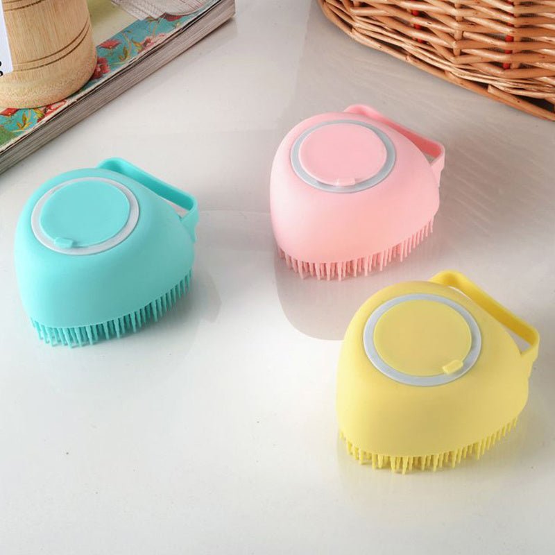 Luva de Silicone para Banho de Cachorro e Gato