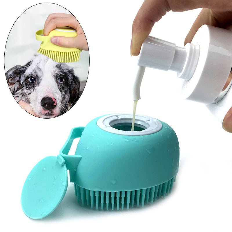 Mime seu animal de estimação com luvas de silicone para massagem no banho - perfeitas para cães e gatos!