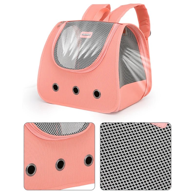 Mochila com Visor Panorâmico para Pets